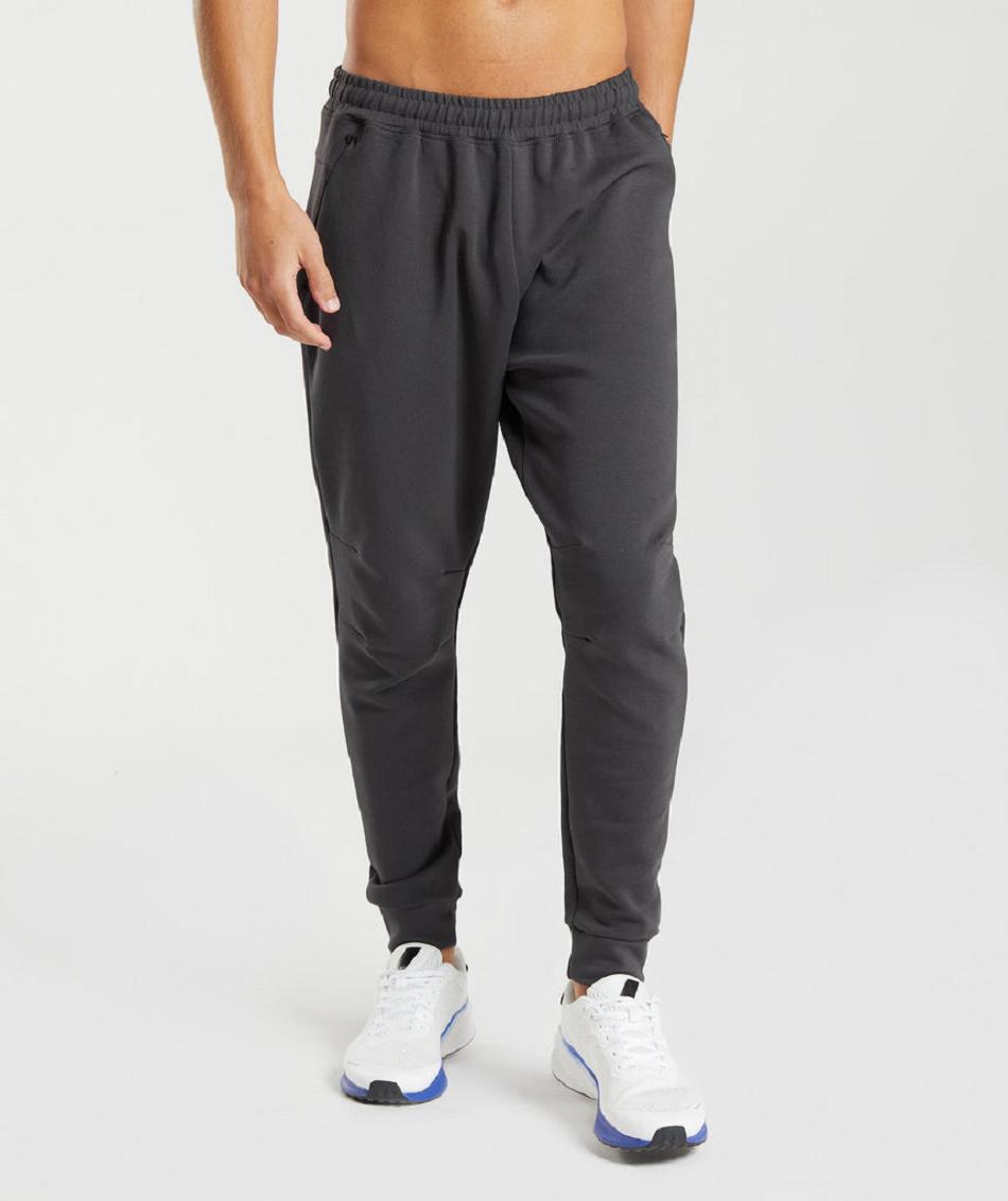 Pantalones Jogger Gymshark Rest Day Knit Hombre Negras Gris | CO 3716AHK